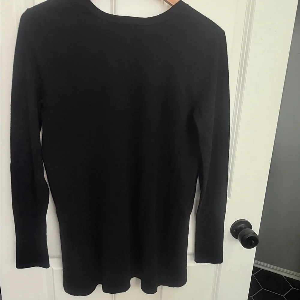 Like new J Jill cotton poly blend tunic sweater. So soft. Beautiful. Medium - Picture 3 of 6